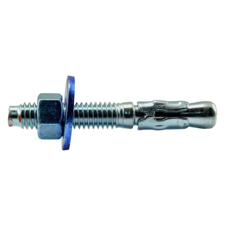 Torquemaster Torquemaster Wedge Anchor, 2-3/4" L, Steel Blue Ruspert, 50 PK 51797
